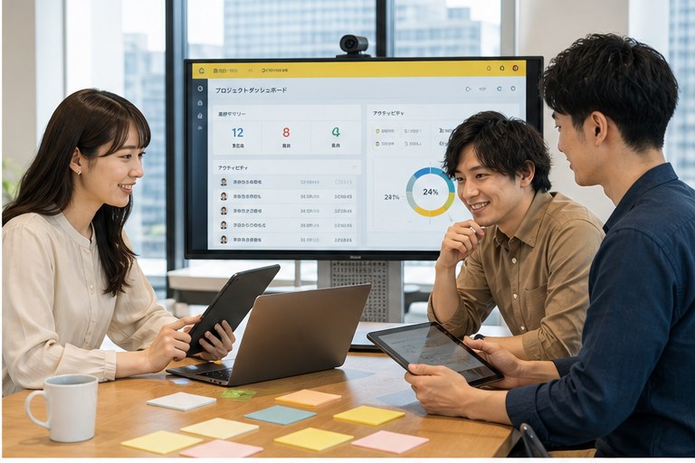 目的に立ち返り、本質を見極めるために議論する社員