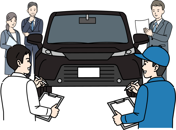 同時査定&一斉価格提示の査定イメージ